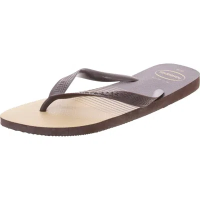 Havaianas Top Basic Mens Striped Casual Flip-flops