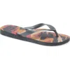 Havaianas Top Camo Flip Flop In Graphite Multi