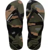 Havaianas Top Camo Flip Flop In Moss