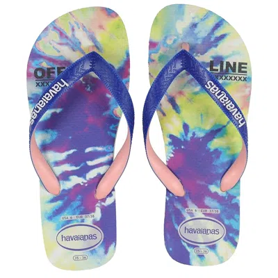 Havaianas Top Fashion Apple Green In Blue