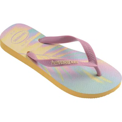 Havaianas Top Fashion Flip Flop In Purple