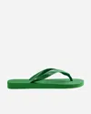 Havaianas Womens Patria Green Brasil Patria Logo-embossed Rubber Flip-flops In Green
