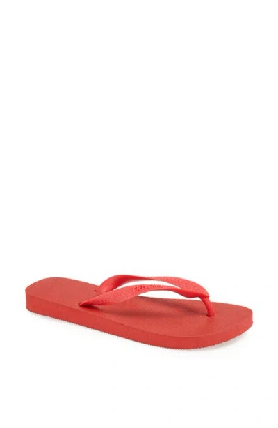 Havaianas 'top' Sandal In Ruby Red