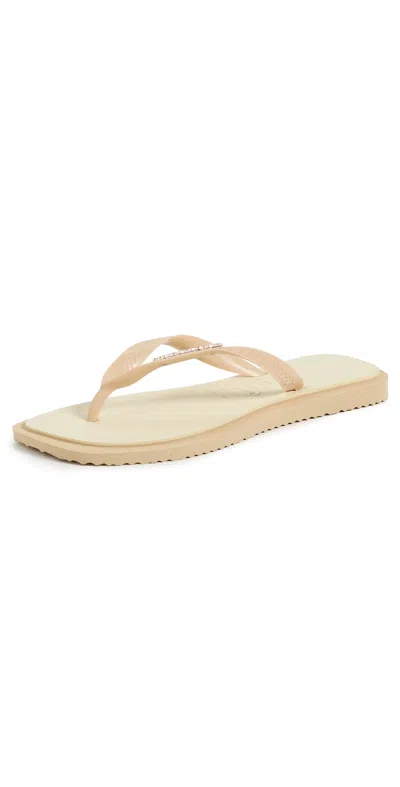 Havaianas Top Square Fusion Flip Flops Golden