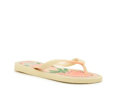Havaianas Top Summer Vibes Flip Flop In Buttercream