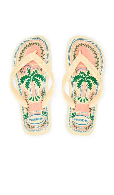 Havaianas Top Summer Vibes Sandal In Yellow