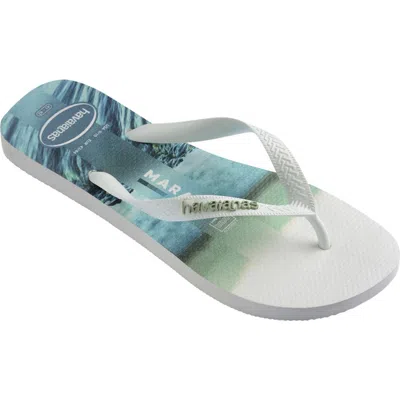Havaianas Top Surfer Flip Flop In Blue