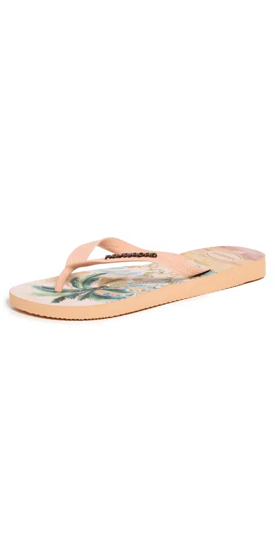 Havaianas Top Tropicalia Flip Flop In Peach
