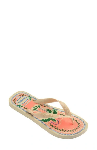 Havaianas Top Vibes Sandal In Yellow