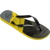 Havaianas Trend Mens Flip Flop In Citrus Yellow/black