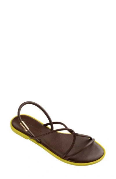 Havaianas Una Manga Eur Sandal (women) In Dark Brown