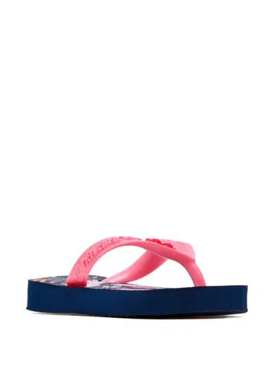 Havaianas Unicorn-print Flip Flops In Blue