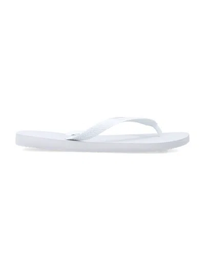 Havaianas Unisex Classic Top Flip-flops With Soft Straps And Flexible Rubber Sole In Bianco