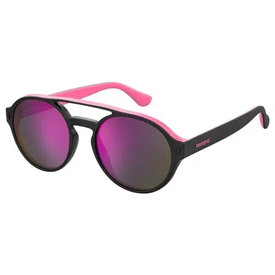 Havaianas Unisex Sunglasses  Sancho-3mr  53 Mm Gbby2 In Pink