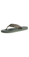 Havaianas Urban Basic Flip Flops Green Olive In Green Olive