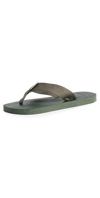 Havaianas Urban Basic Flip Flops Green Olive