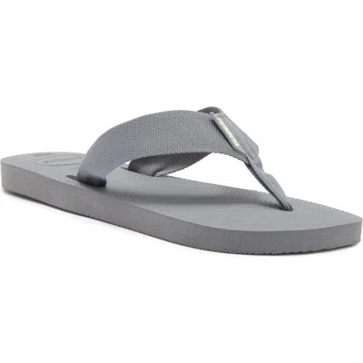 Havaianas Urban Basic Water Friendly Flip Flop In Steel Grey
