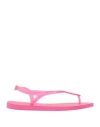 Havaianas Woman Thong Sandal Fuchsia Size 11/12 Plastic In Pink