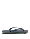 HAVAIANAS HAVAIANAS WOMAN THONG SANDAL NAVY BLUE SIZE 7/8 RUBBER