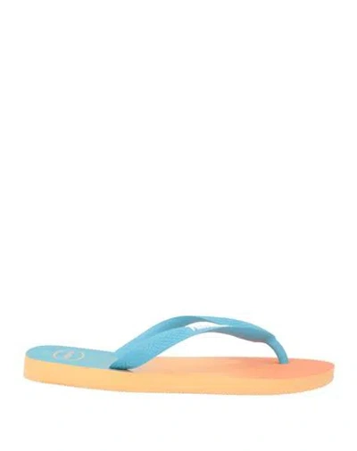 Havaianas Woman Thong Sandal Orange Size 9/10 Rubber In Multi