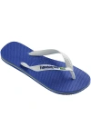 Havaianas Brasil Logo-embossed Rubber Flip-flops In Blue