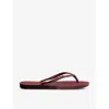 Havaianas Slim Flip Flop In Pau Brasil