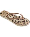 HAVAIANAS WOMEN'S SLIM ANIMALS SLIP ON SANDALS
