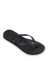 Havaianas Women's Slim Crystal Ii Flip Flop Sandals In Black