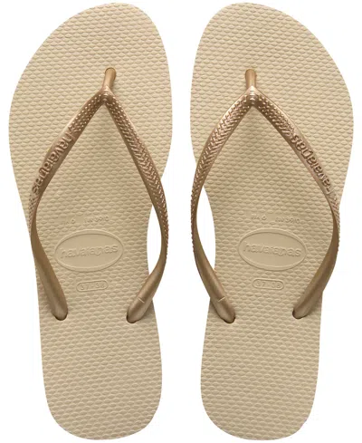 Havaianas Women's Slim Flip-flop Sandals In Brown
