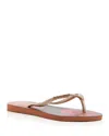 Havaianas Slim Animal Floral Fusion Flip Flop In Rust