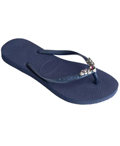 Havaianas Women's Slim Mermaid Ii Slip On Sandals In Navy