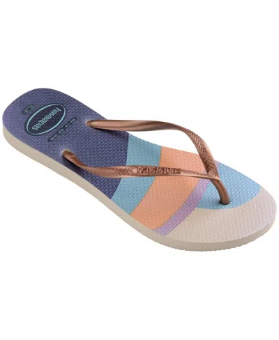 Havaianas Women's Slim Palette Round Toe Sandals In Beige