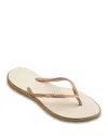 Havaianas Women's Slim Point Flip Flop Sandals In Gold