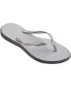 Havaianas Women's Slim Point Round Toe Sandals In Gray
