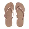 Havaianas Women Slim Rose Gold In Brown