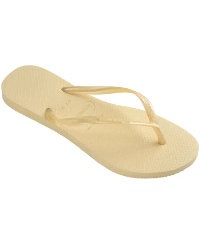 Havaianas Women's Slim Round Toe Sandals In Peach