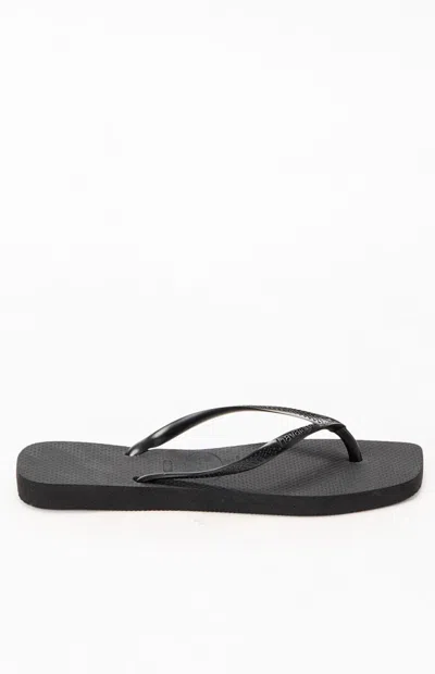 Havaianas Women's Slim Square Sandals In Black