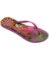 Havaianas Slim Summer Bliss Flip Flop In Rose Gum