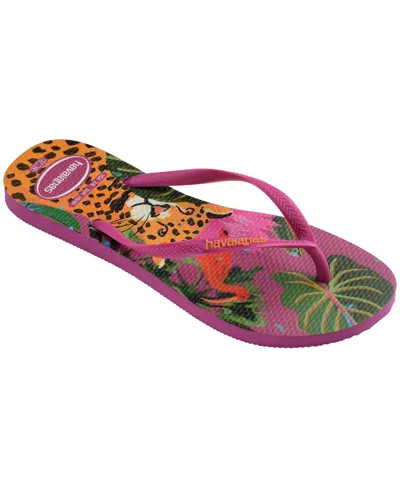 HAVAIANAS WOMEN'S SLIM SUMMER BLISS ROUND TOE SANDALS