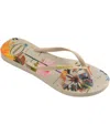 HAVAIANAS WOMEN'S SLIM SUMMER SLIP ON SANDALS