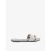 Havaianas Womens Steel Grey You Trancoso Logo-embossed Rubber Sandals