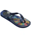 Havaianas Women's Top Disney Round Toe Sandals In Navy,yellow