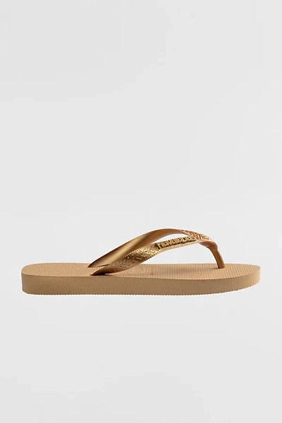 Havaianas Women's Top Flip Flop Sandals In Golden, Women's At Urban Outfitters