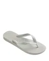 Havaianas Haviannas Women's Round Toe Flip Flops In White