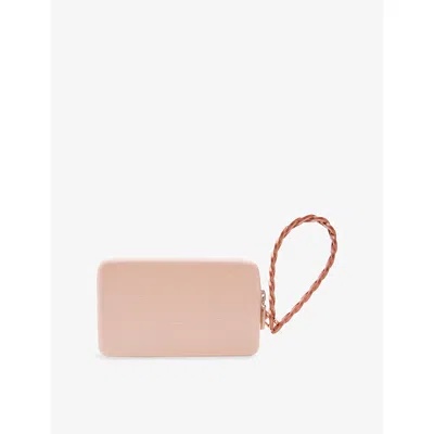 Havaianas Womens Branded Chain-strap Silicone Mini Bag Beig In Beige