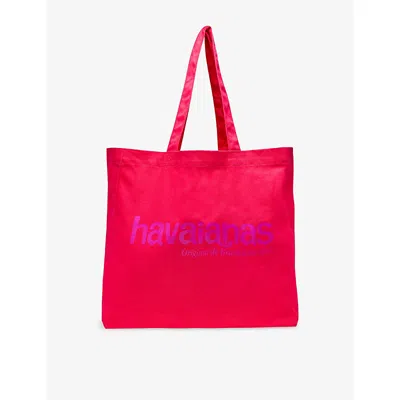 Havaianas Womens Branded Cotton-blend Beach Bag Xl Chiffon Ros In Chiffon Rose