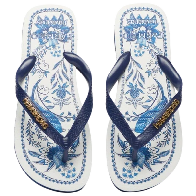 Havaianas Womens  Farm Rio Sandals In Blue
