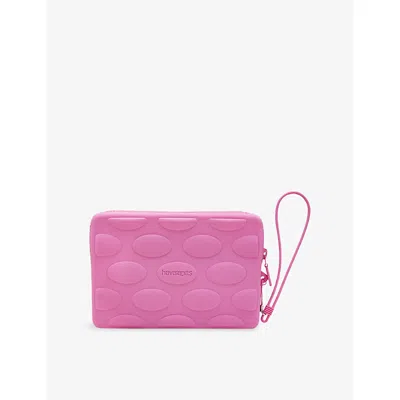 Havaianas Womens Mini Candy Pop Silicone Bag Pink Flux