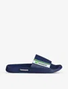 Havaianas Womens Navy Blue Basil Flag-print Rubber Sliders In Navy Blue