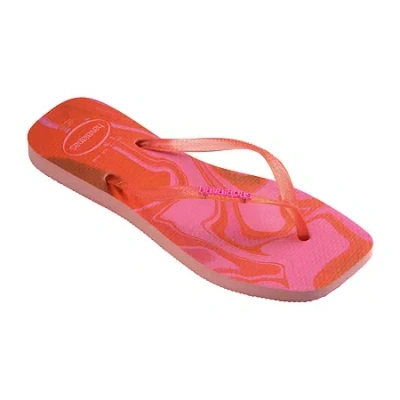 Havaianas Womens Square Jelly Flip-flops In Multi